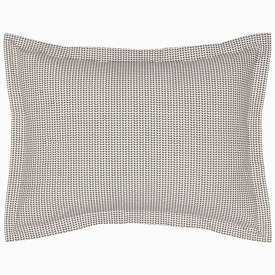 Cinde Organic Sham Bedding Style John Robshaw Coffee Standard 