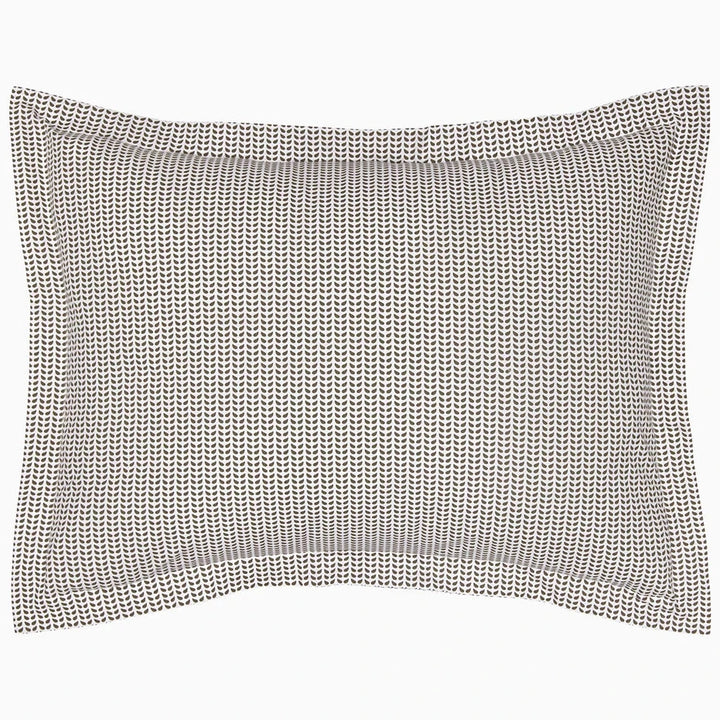 Cinde Organic Sham Bedding Style John Robshaw Coffee Standard 