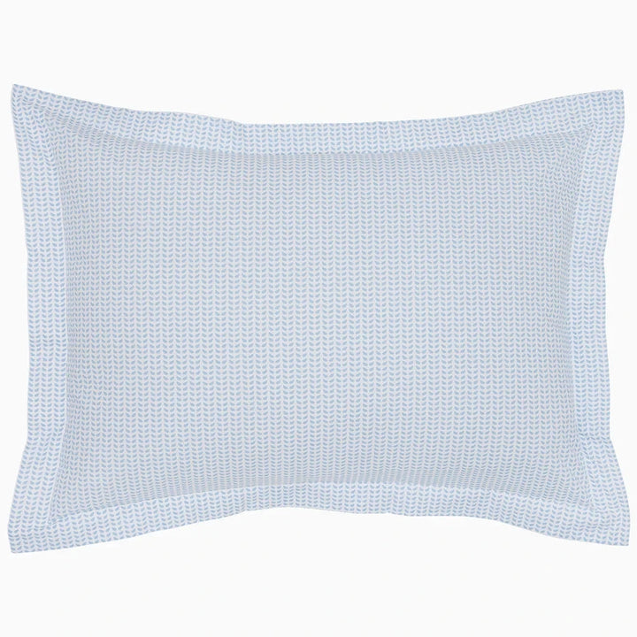 Cinde Organic Sham Bedding Style John Robshaw Light Indigo Standard 