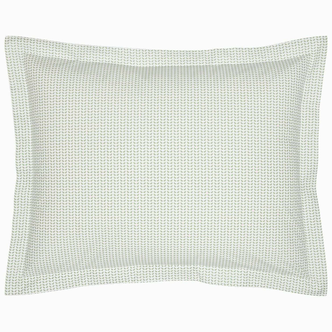 Cinde Organic Sham Bedding Style John Robshaw Sage Standard 