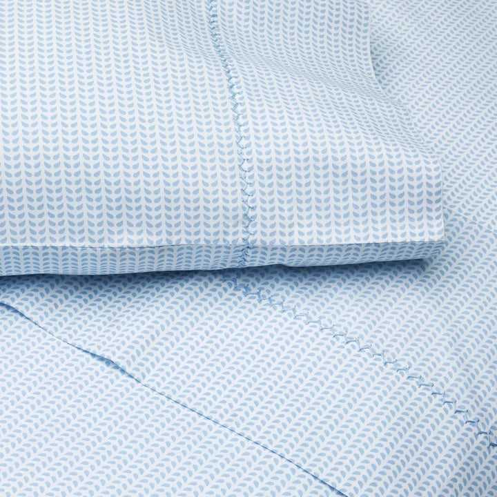 Cinde Organic Standard Pillowcase - pair Bedding Style John Robshaw Light Indigo 