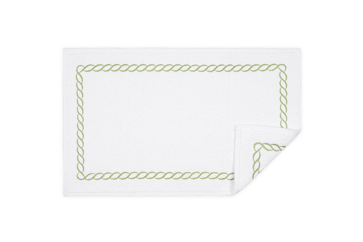 Classic Chain Bath Rug 21x34 Bath Linens Matouk 