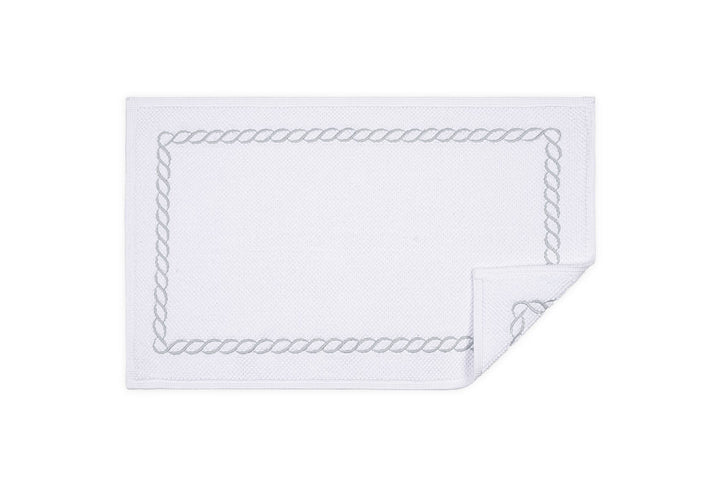 Classic Chain Bath Rug 21x34 Bath Linens Matouk 
