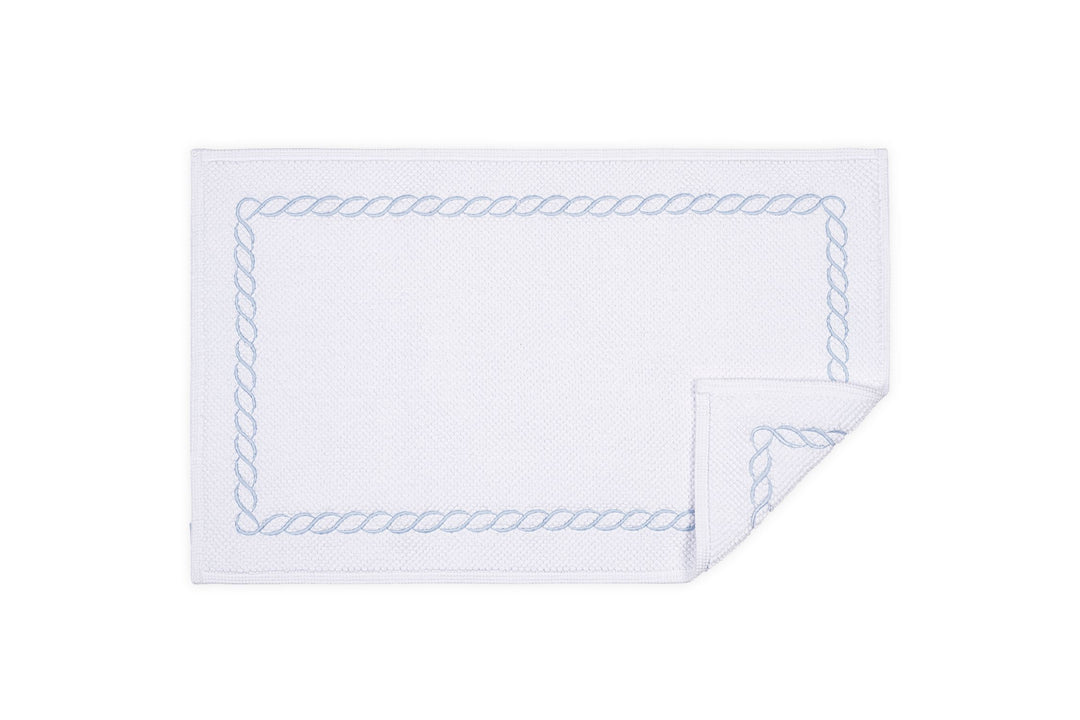 Classic Chain Bath Rug 21x34 Bath Linens Matouk 