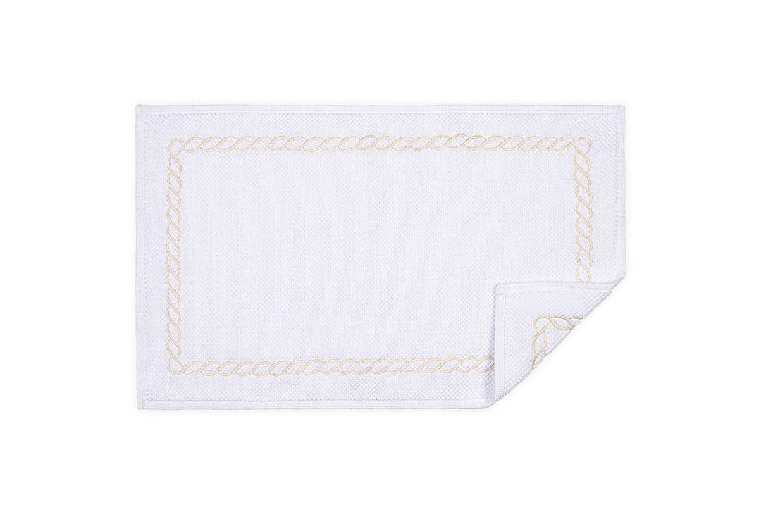 Classic Chain Bath Rug 21x34 Bath Linens Matouk 