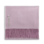 Classic Herringbone King Bed Scarf Blanket Alicia Adams Pale Orchid 