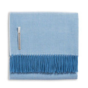 Classic Herringbone King Blanket Blanket Alicia Adams Sky Blue 