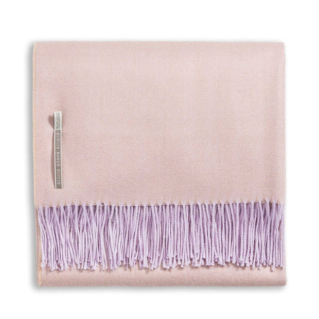 Classic Herringbone King Blanket Blanket Alicia Adams Wisteria 