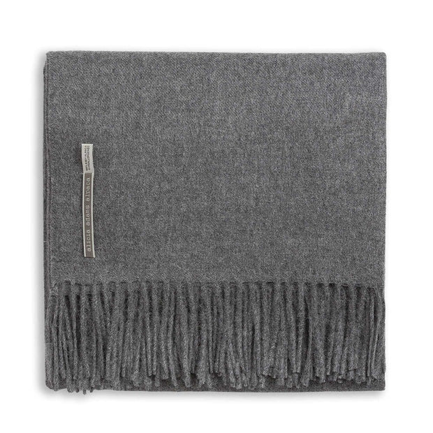 Classic King Bed Scarf Blanket Alicia Adams Grey 