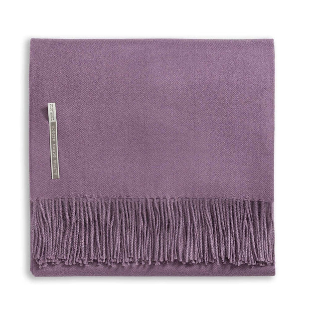 Classic King Bed Scarf Blanket Alicia Adams Mauve 