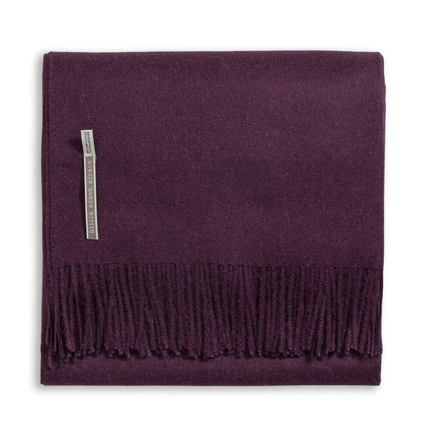 Classic King Bed Scarf Blanket Alicia Adams Purple 