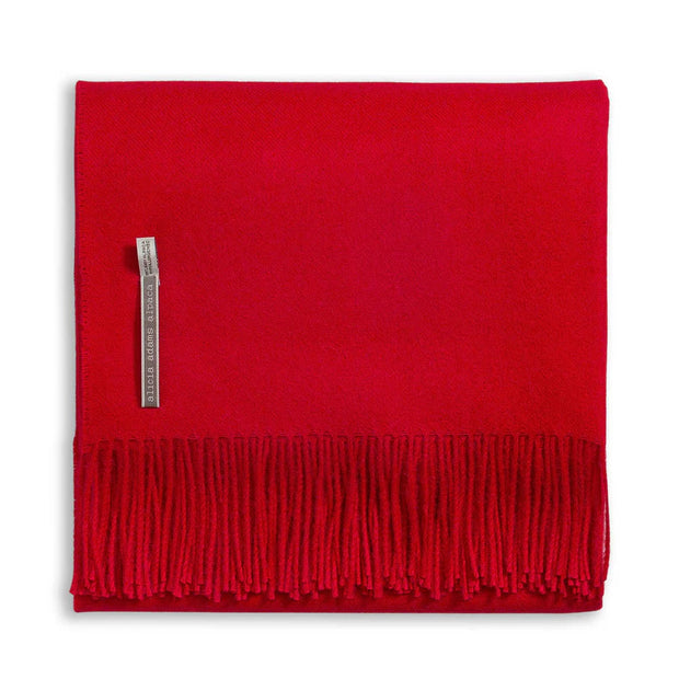 Classic King Bed Scarf Blanket Alicia Adams Red 