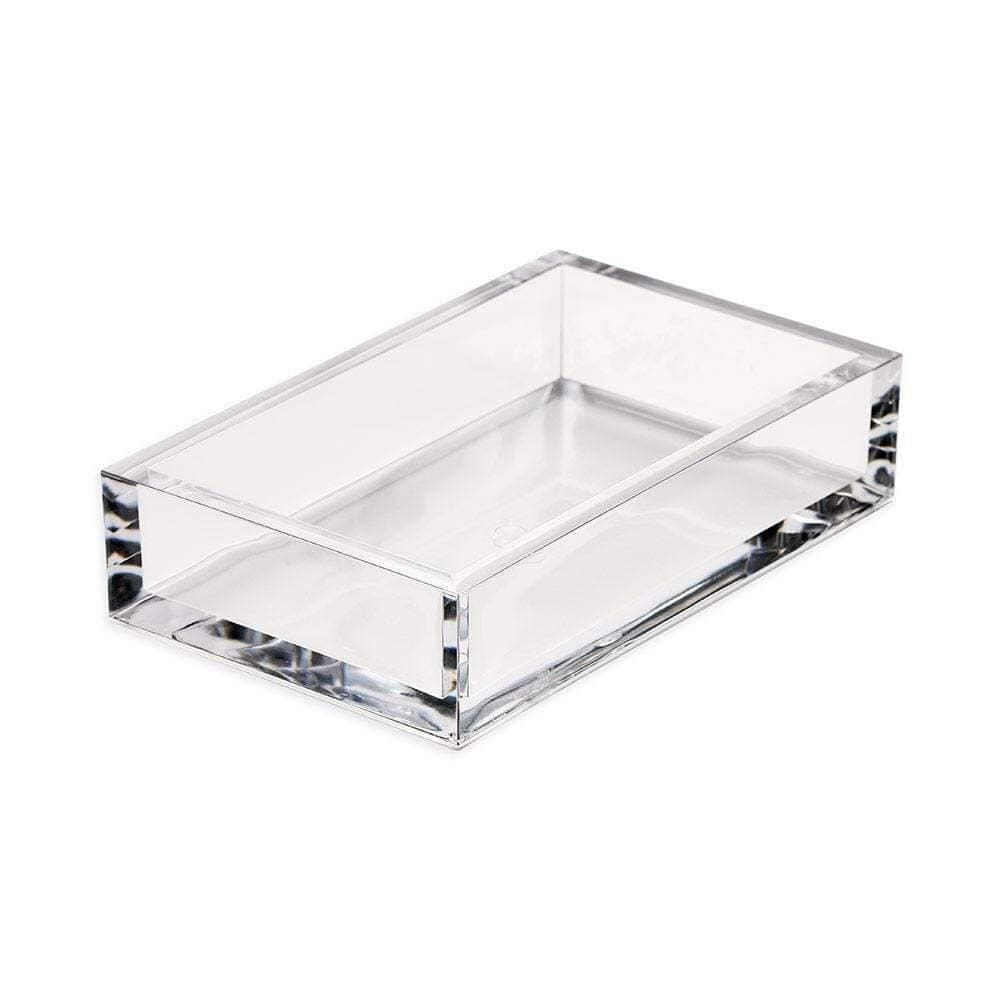 Clear Acrylic Guest Towel Holder Caspari 