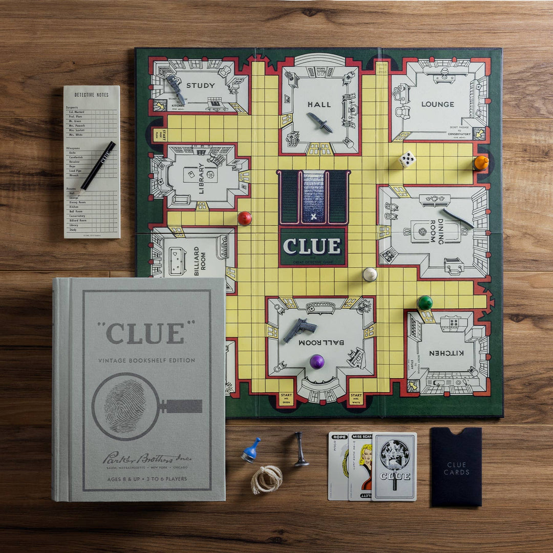 Clue Vintage Bookshelf Edition WS Game Company 