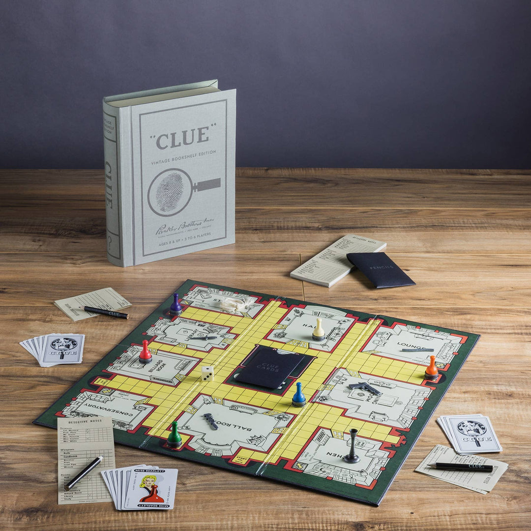 Clue Vintage Bookshelf Edition WS Game Company 