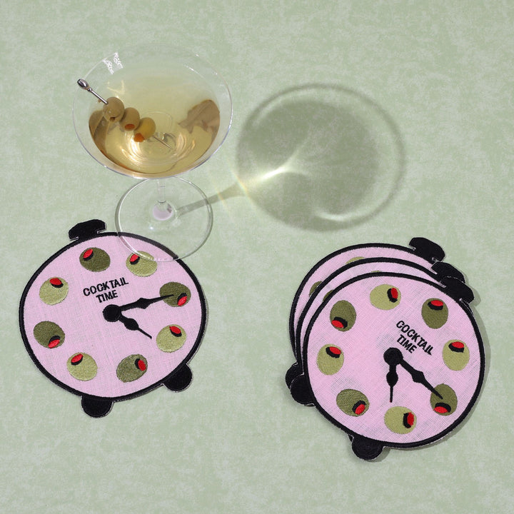 Cocktail Time Linen Cocktail Napkins House of Gleason 