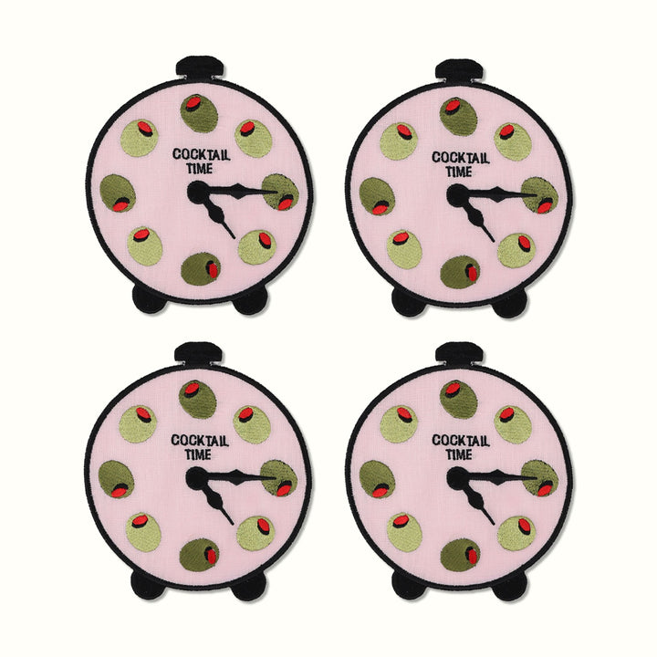 Cocktail Time Linen Cocktail Napkins House of Gleason 