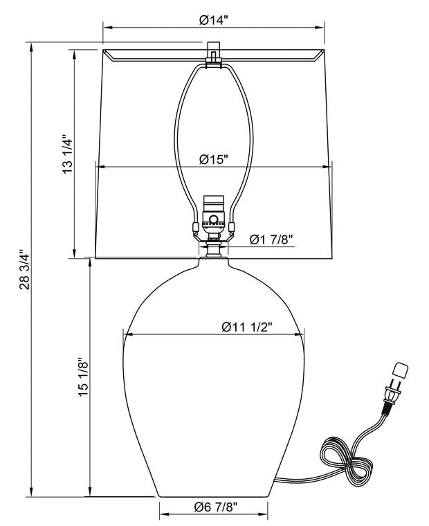 Connor Table Lamp Lighting Flow Decor 