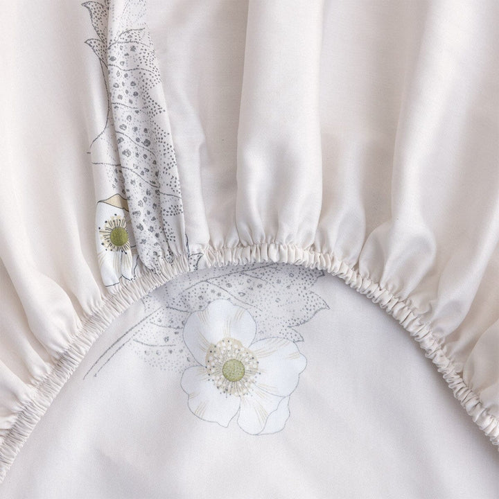 Corolles Fitted Sheet Bedding Style Yves Delorme 