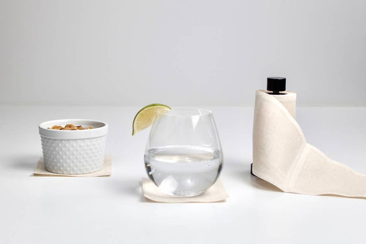 Cotton Cocktail Napkin Roll: Sandalwood (Oatmeal) Table Theory (Formerly Toasting with Tara) 