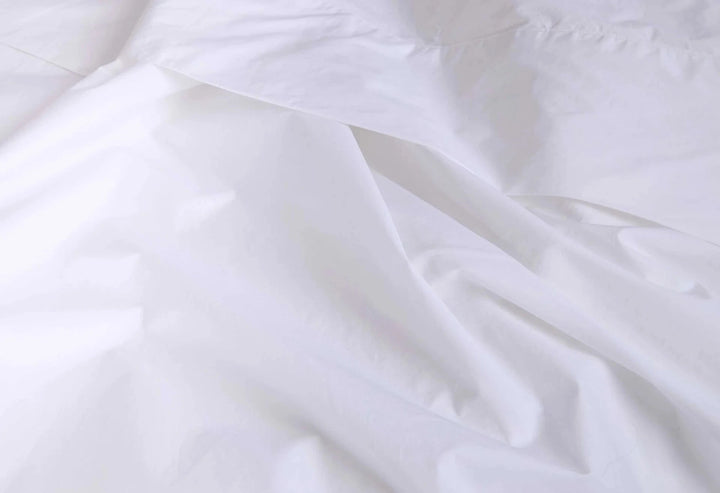 Cotton Percale Queen Sheet Set Bedding Style Pom Pom at Home 