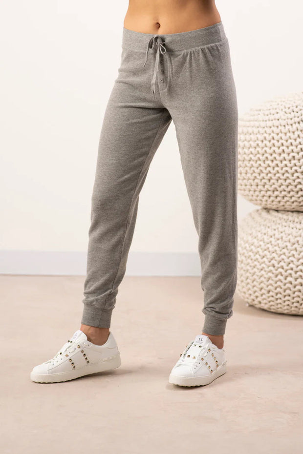 Cozy Banded Joggers Sleepwear & Loungewear Aspen Dreams Heather Grey XSmall 