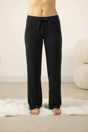 Cozy Wide Leg Pant Sleepwear & Loungewear Aspen Dreams Black XSmall 