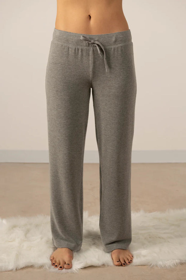 Cozy Wide Leg Pant Sleepwear & Loungewear Aspen Dreams Heather Grey XSmall 