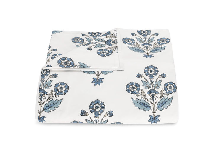 Dalila Duvet Cover Bedding Style Matouk Mineral Blue Full/Queen 