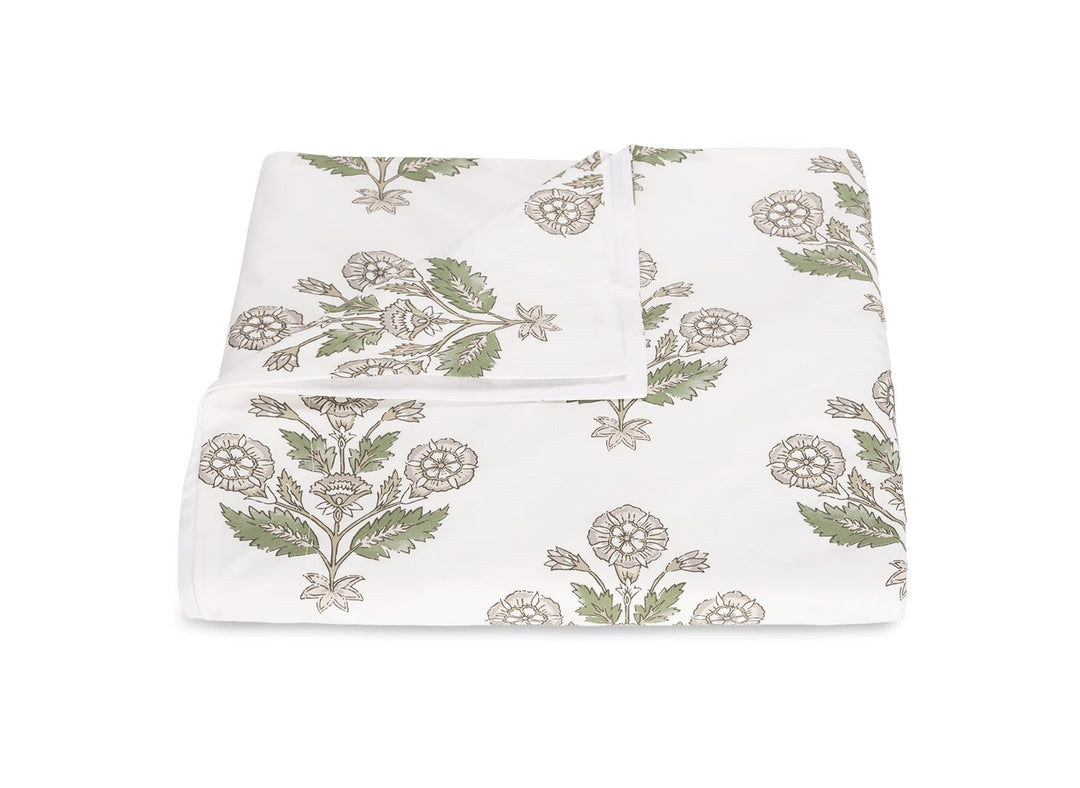 Dalila Duvet Cover Bedding Style Matouk Pebble Full/Queen 