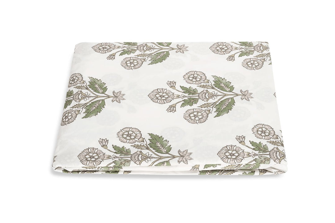 Dalila Fitted Sheet Bedding Style Matouk Pebble King 