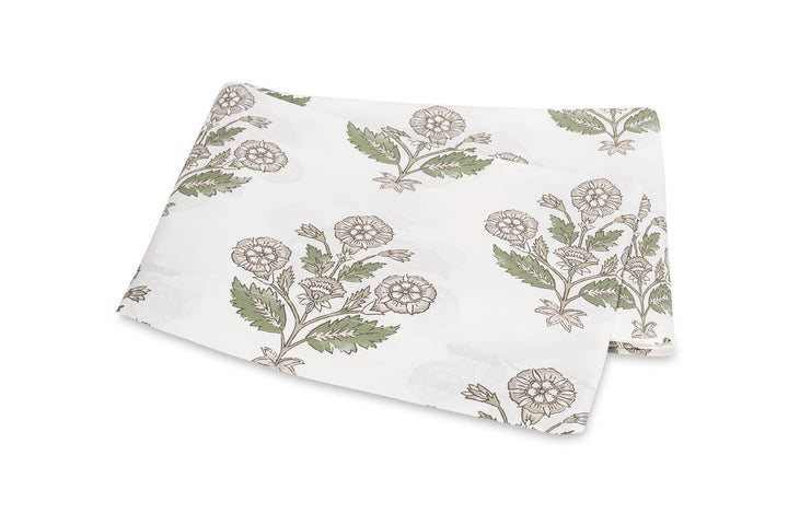 Dalila Flat Sheet Bedding Style Matouk Pebble Full/Queen 