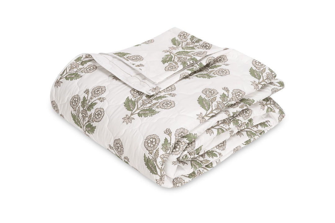 Dalila Quilt Bedding Style Matouk Pebble Full/Queen 