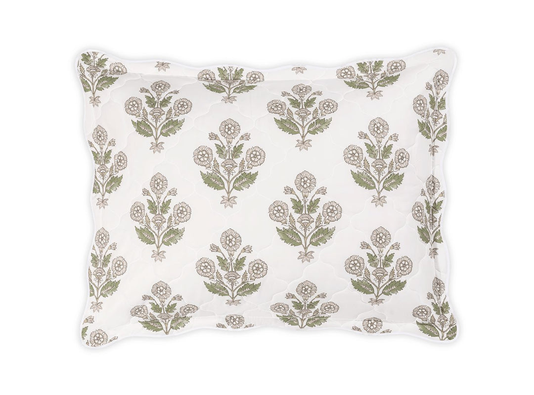 Dalila Quilted Sham Bedding Style Matouk Pebble Quilted Standard 