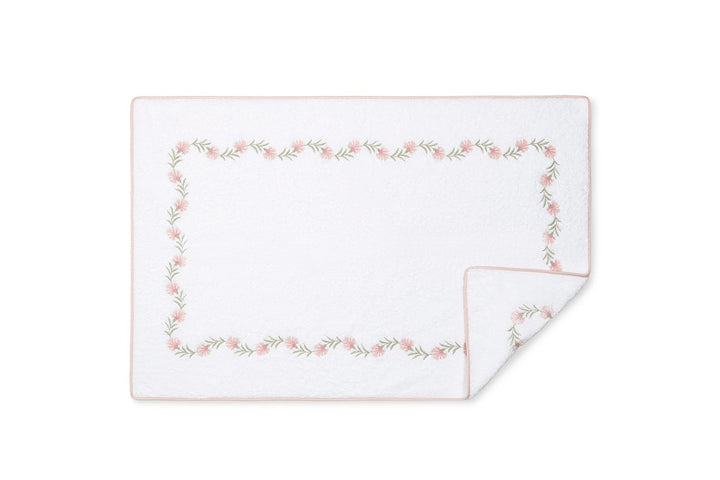 Daphne Bath Rug 21x34 Bath Linens Matouk Blush 