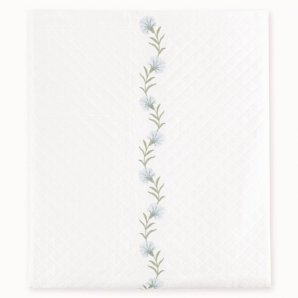 Daphne Matelasse Coverlet Bedding Style Matouk Bluebell Full/Queen 