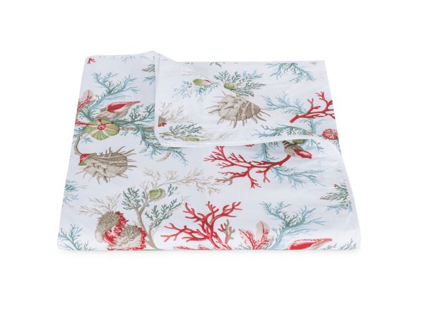 Del Tesoro King Duvet Cover Bedding - SheetsCases Matouk Coral 