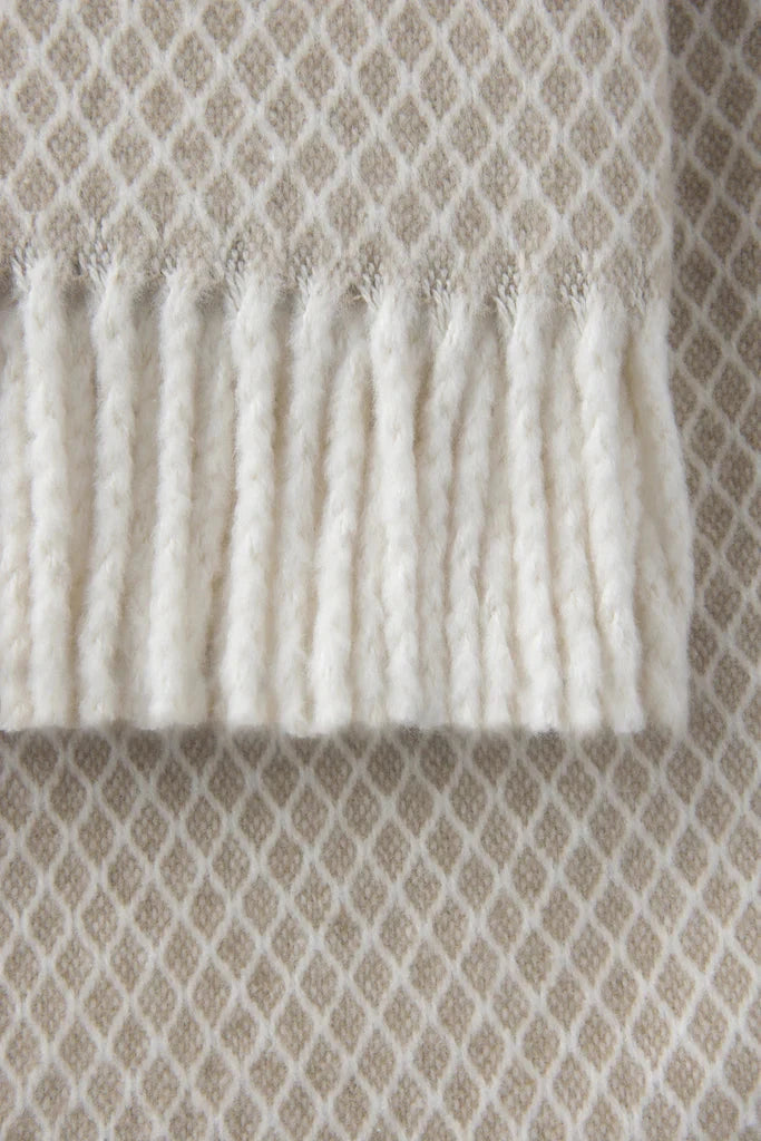 Diamond Lattice Throw Blankets Apparel Solutions/A Soft Idea 