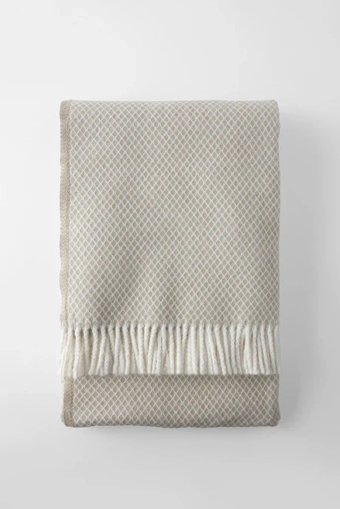 Diamond Lattice Throw Blankets Apparel Solutions/A Soft Idea Cinnamon 