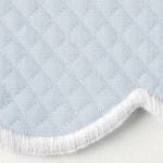 Diamond Pique Coverlet Bedding Style Matouk Light Blue Twin 