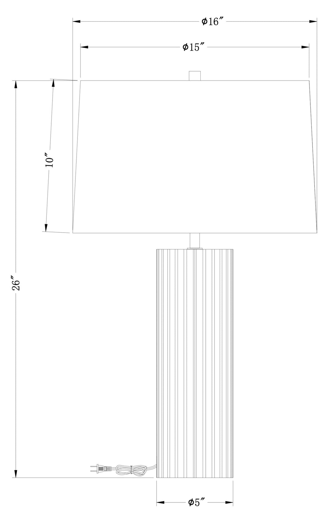 Dixon Table Lamp Lighting Flow Decor 