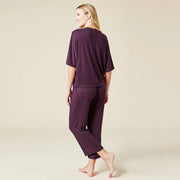 Dream Relaxed V-neck with Capri Lounge Set Loungewear Softies 