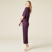 Dream Relaxed V-neck with Capri Lounge Set Loungewear Softies 