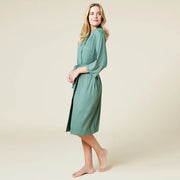 Dream Shawl Collar Robe Dusty Green Robes Softies 