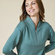 Dream Tech 1/4 Zip Tunic Lounger Loungewear Softies 