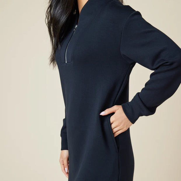 Dream Tech 35" 1/4 Zip Tunic Lounger Loungewear Softies 