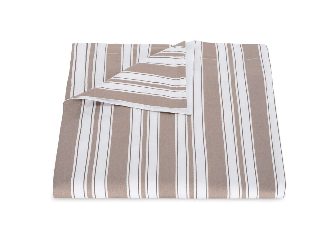 Elio Duvet Cover Bedding Style Matouk Mocha Full/Queen 
