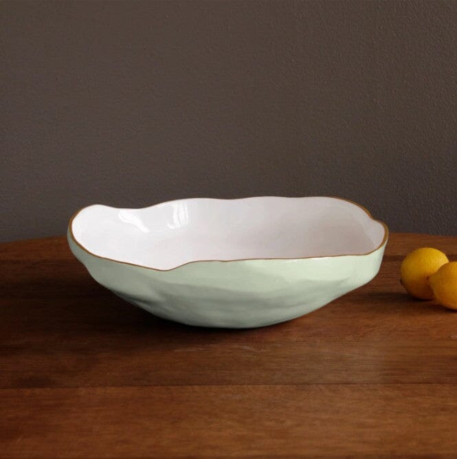 ENCANTO Nuevo Large Bowl (Pistachio and White) Kitchenware Beatriz Ball 