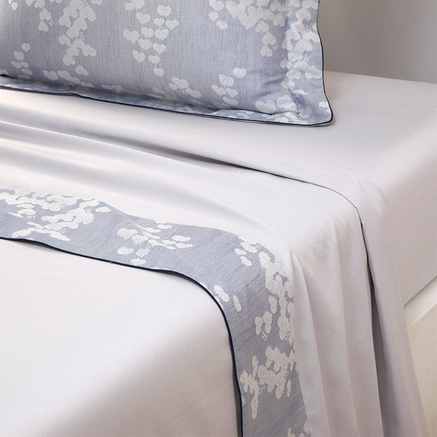 Estampe Queen Flat Sheet Bedding Style Yves Delorme 