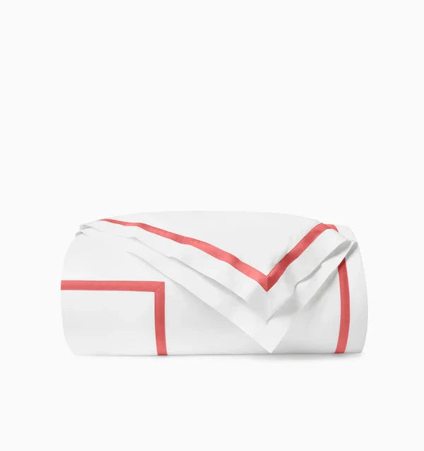 Estate Duvet Cover Bedding Style Sferra Persimmon Twin 